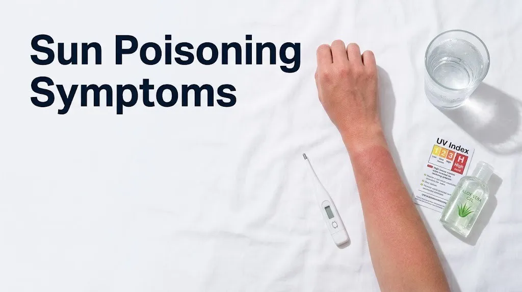 Sun Poisoning Symptoms
