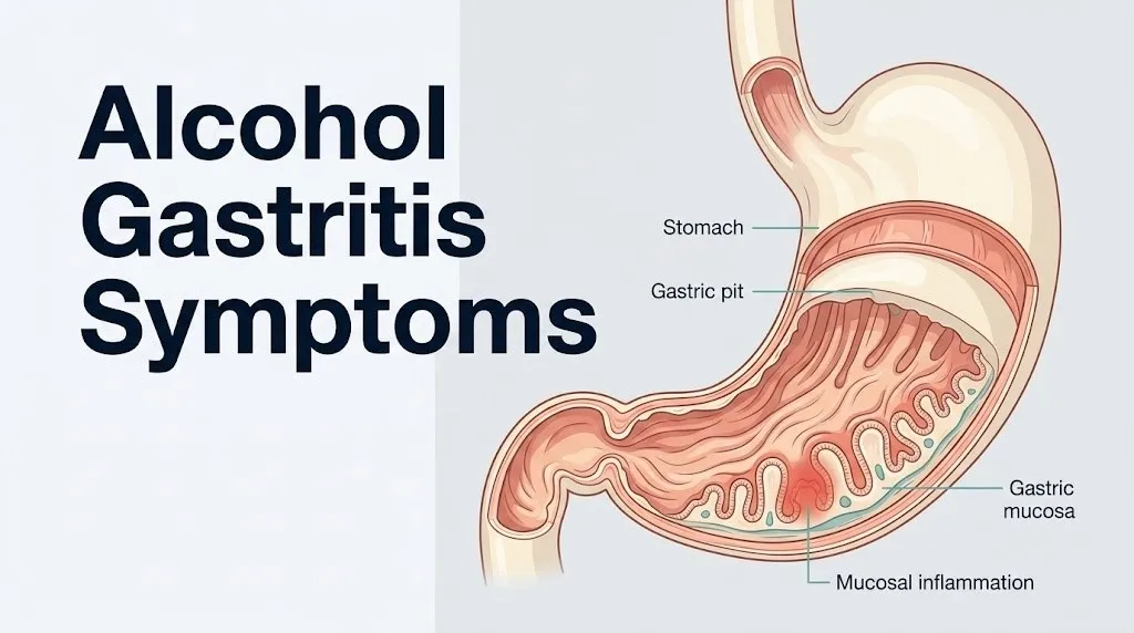 Alcohol gastritis symptoms