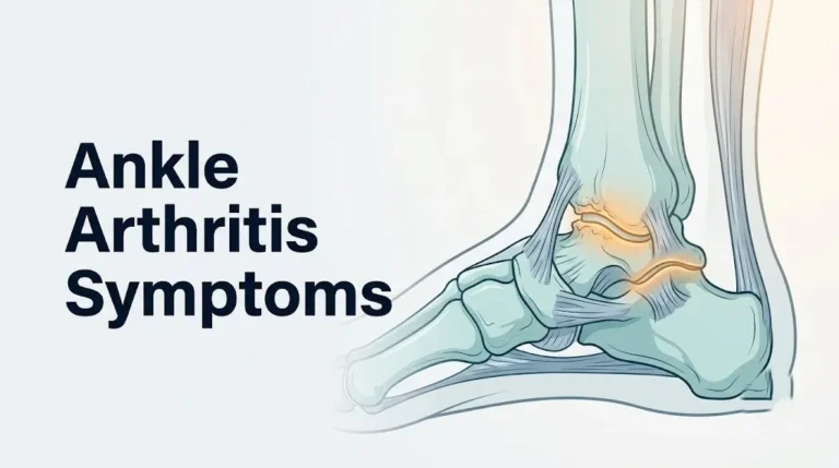 Ankle arthritis symptoms