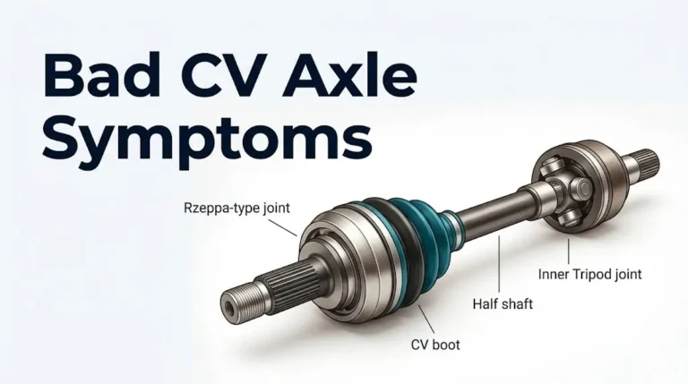 Bad CV axle symptoms