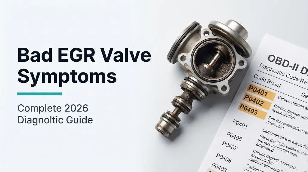 Bad EGR valve symptoms