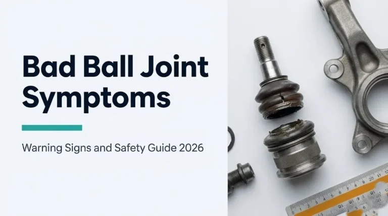 Bad ball joint symptoms