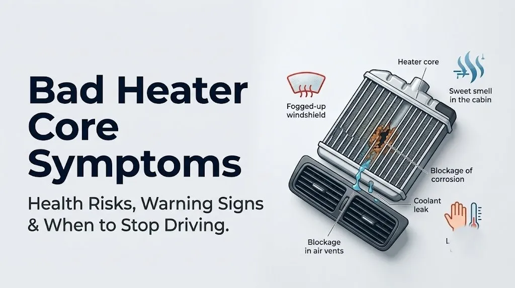 Bad heater core symptoms