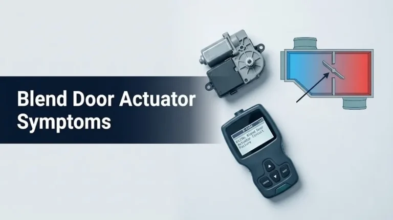 Blend door actuator