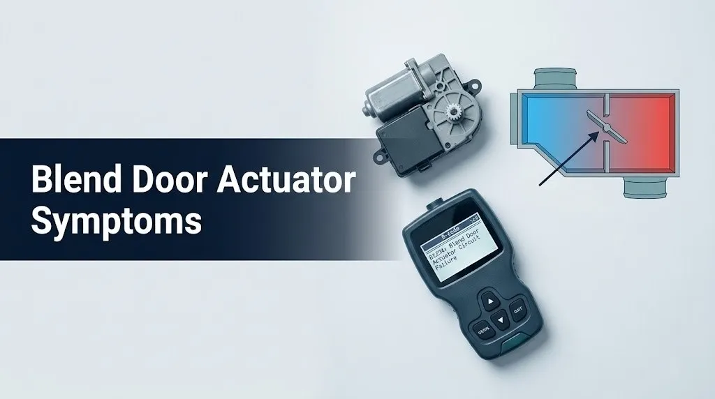 Blend door actuator