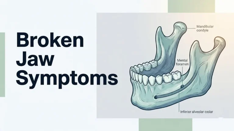 Broken jaw symptoms