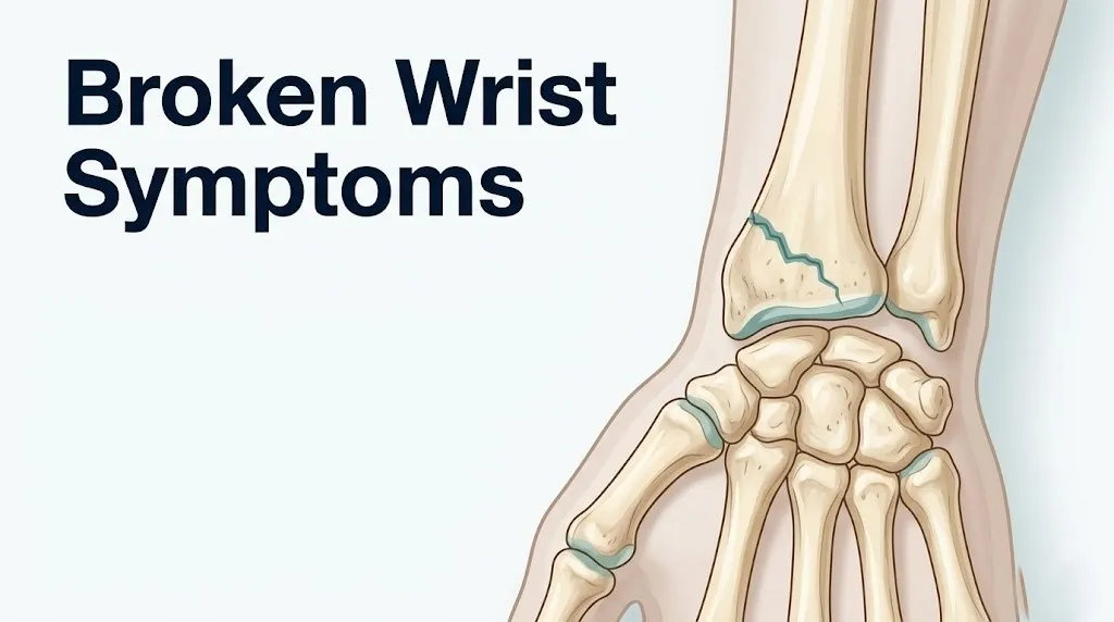 Broken wrist symptoms