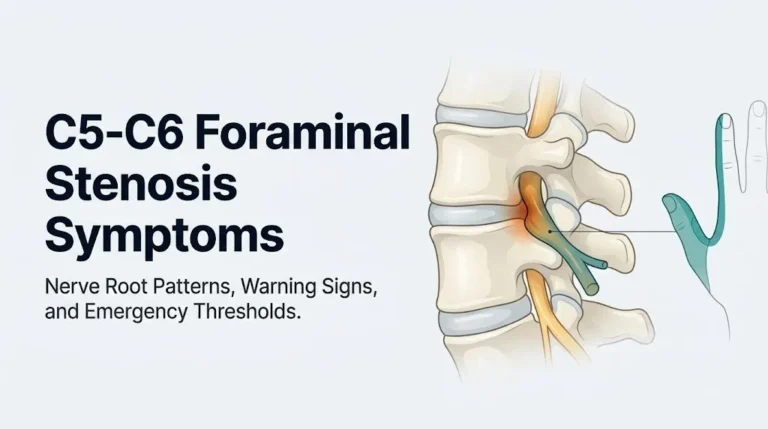 C5-C6 foraminal stenosis symptoms