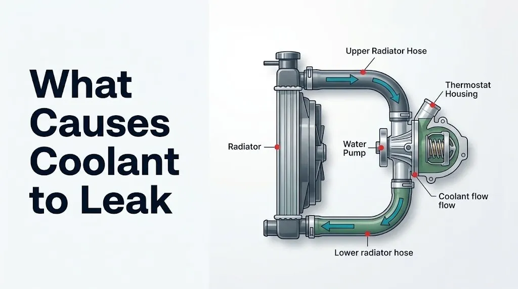 Coolant leaks