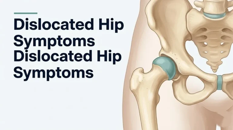 Dislocated hip symptoms