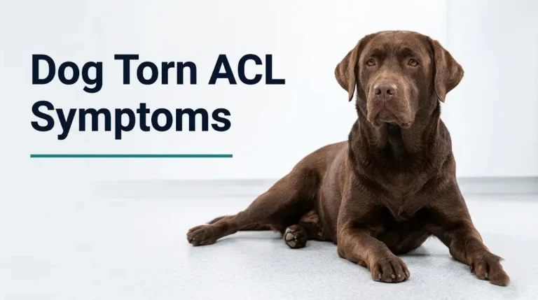 Dog torn ACL symptoms
