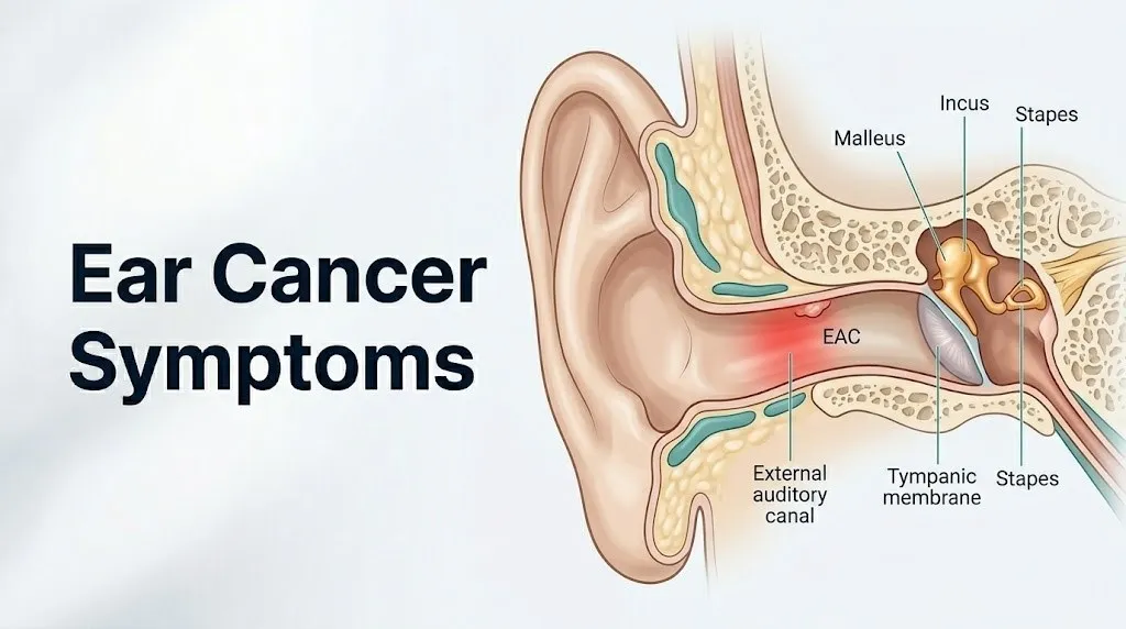 Ear cancer symptoms
