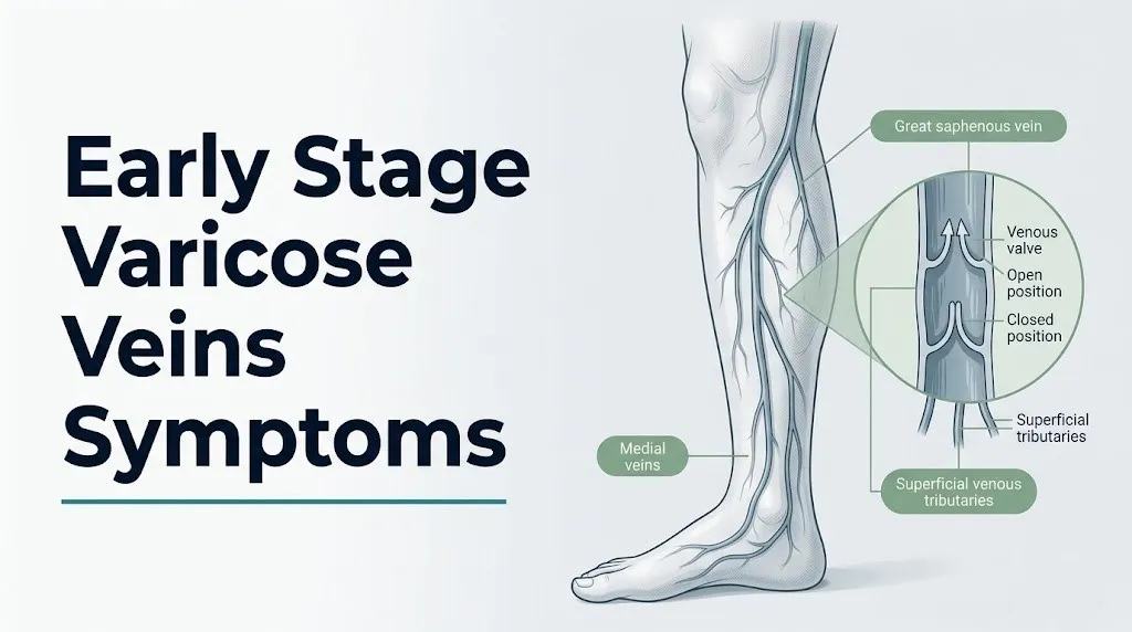 Early stage varicose veins symptoms