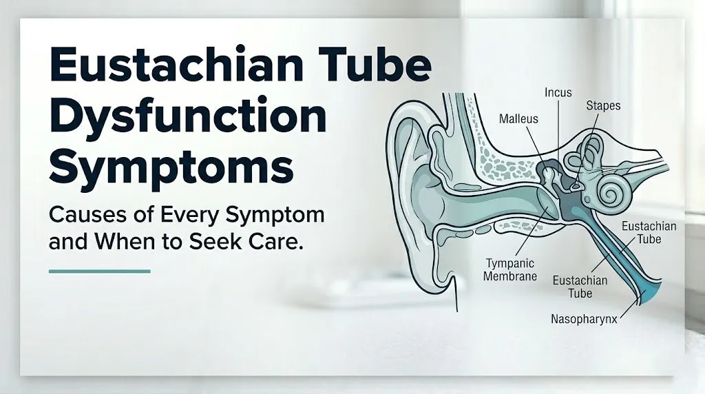 Eustachian tube dysfunction symptoms