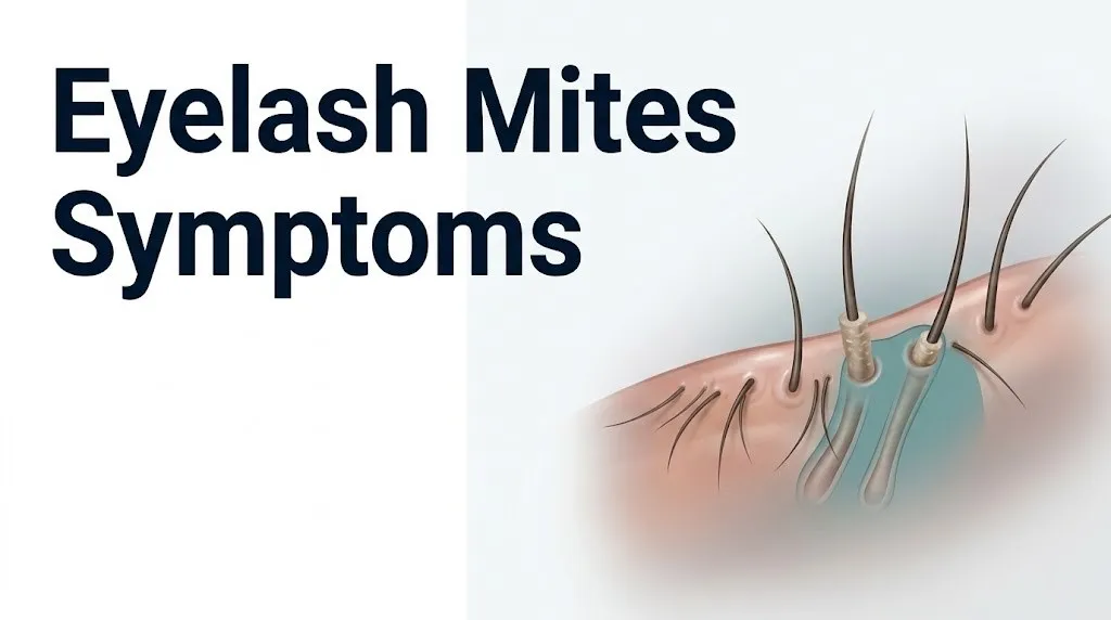Eyelash mites symptoms