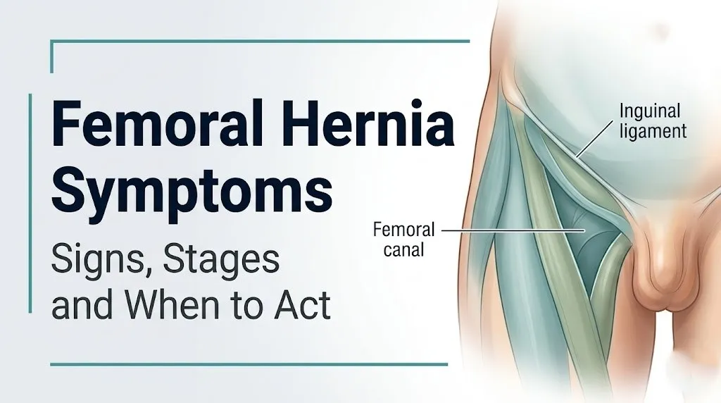 Femoral hernia symptoms