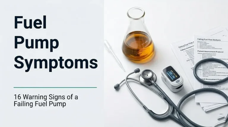 Fuel pump symptoms