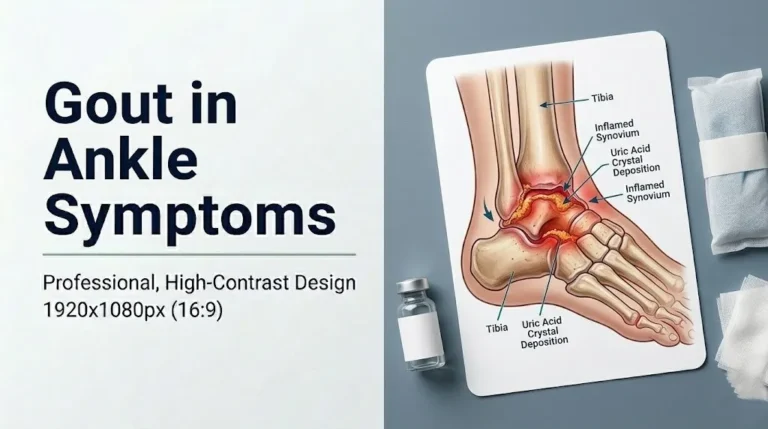 Gout in ankle symptoms