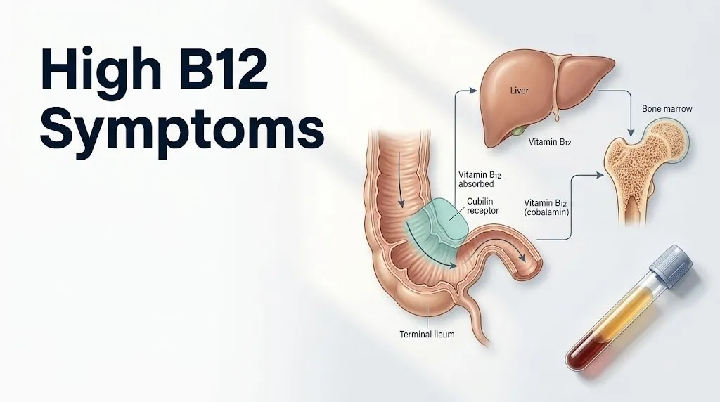 High B12 symptoms