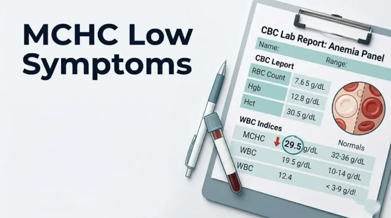 Low MCHC symptoms