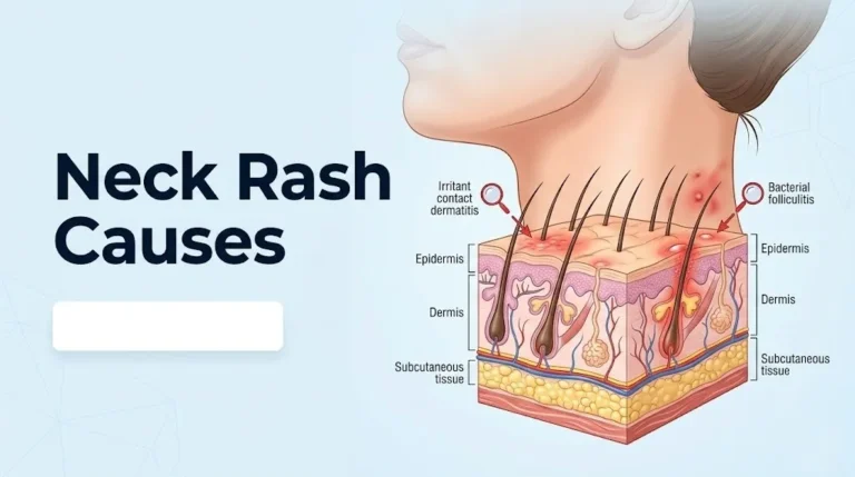 Neck rash causes