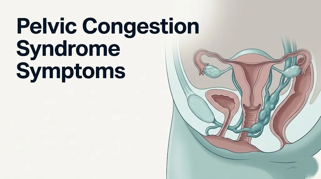 Pelvic congestion syndrome symptoms