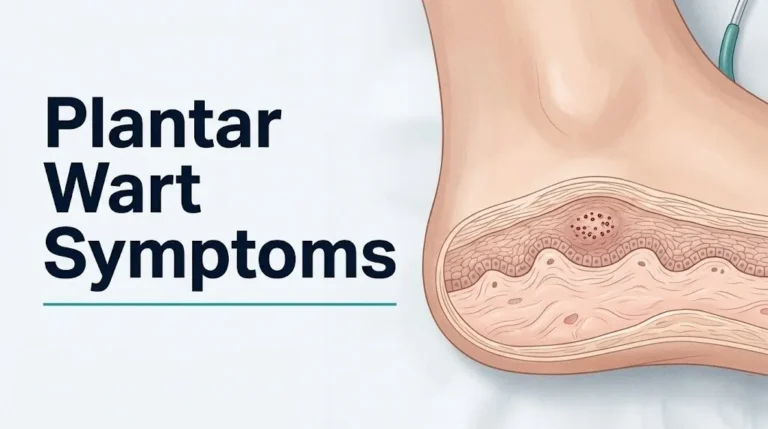 Plantar wart symptoms