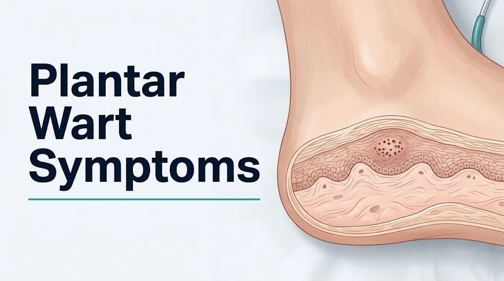 Plantar wart symptoms