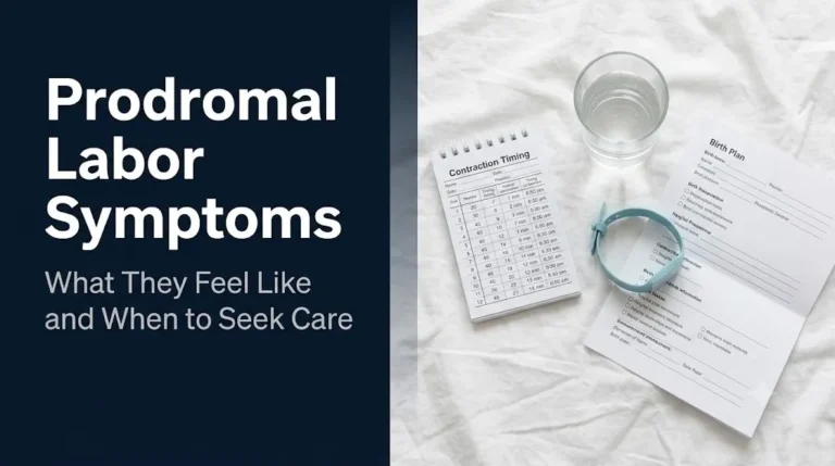 Prodromal labor symptoms