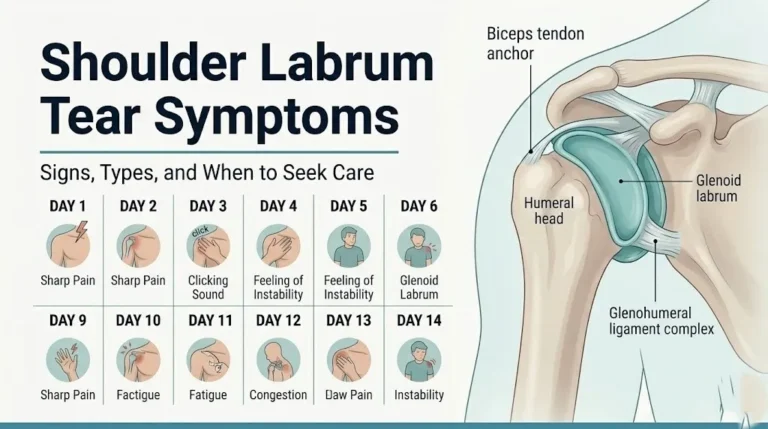 Shoulder labrum tear symptoms