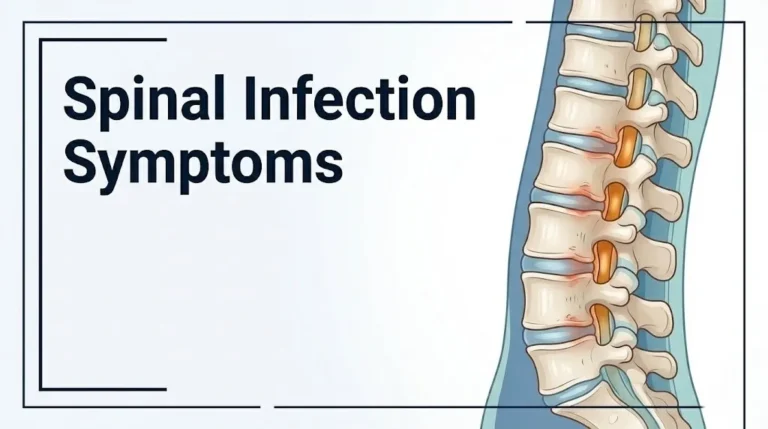 Spinal infection symptoms