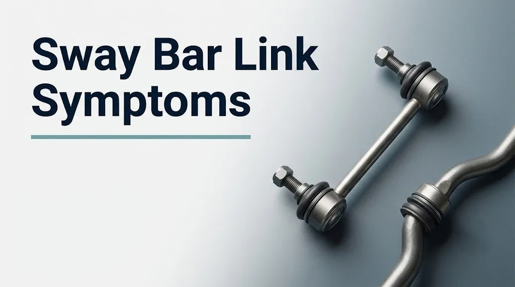 Sway bar link symptoms