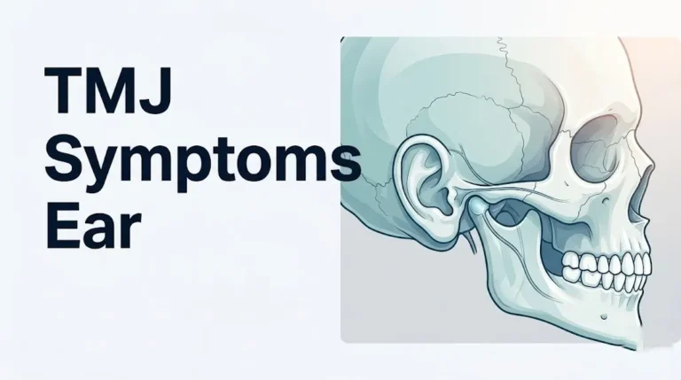 TMJ symptoms affecting the ear