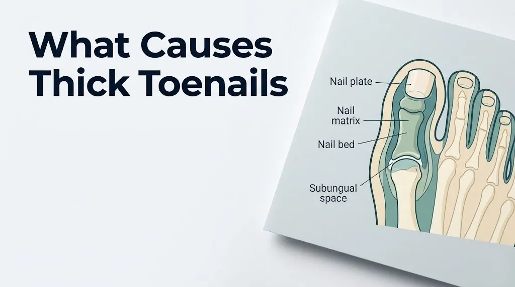 Thick toenails