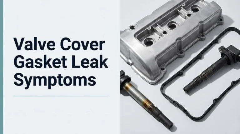Valve cover gasket leak symptoms