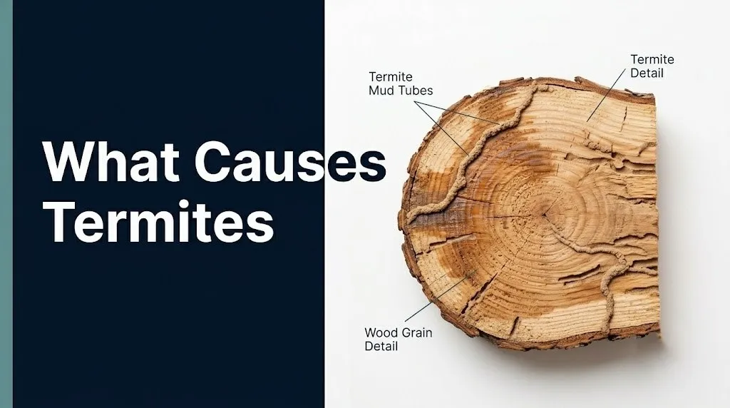What causes termites