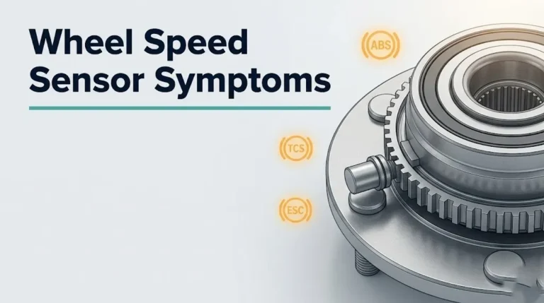 Wheel speed sensor symptoms