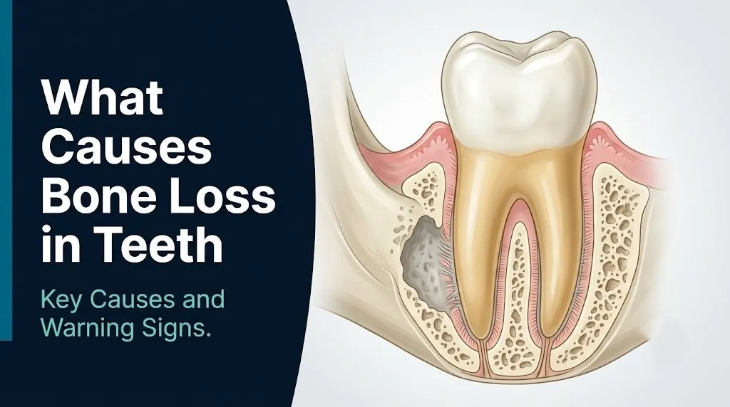 hat causes bone loss in teeth