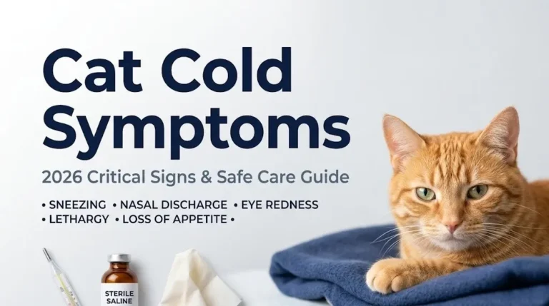 cat with cold symptoms