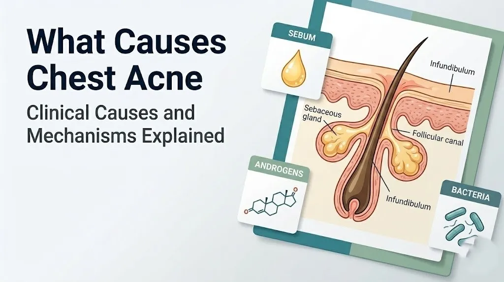 chest acne