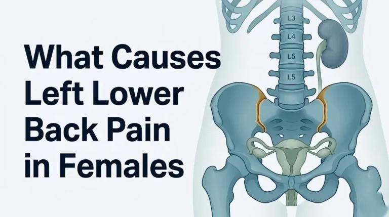 left lower back pain