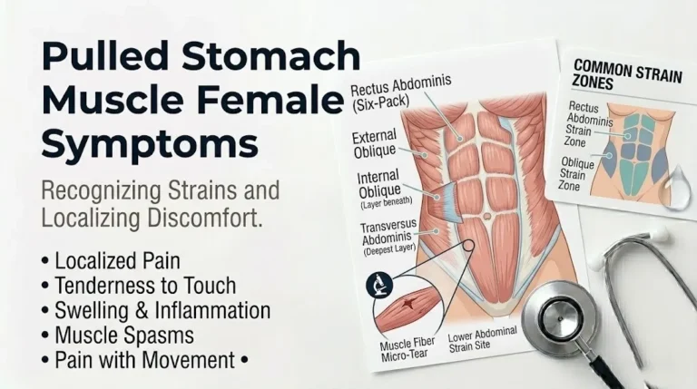 pulled a stomach muscle