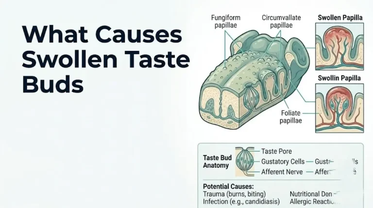swollen taste buds
