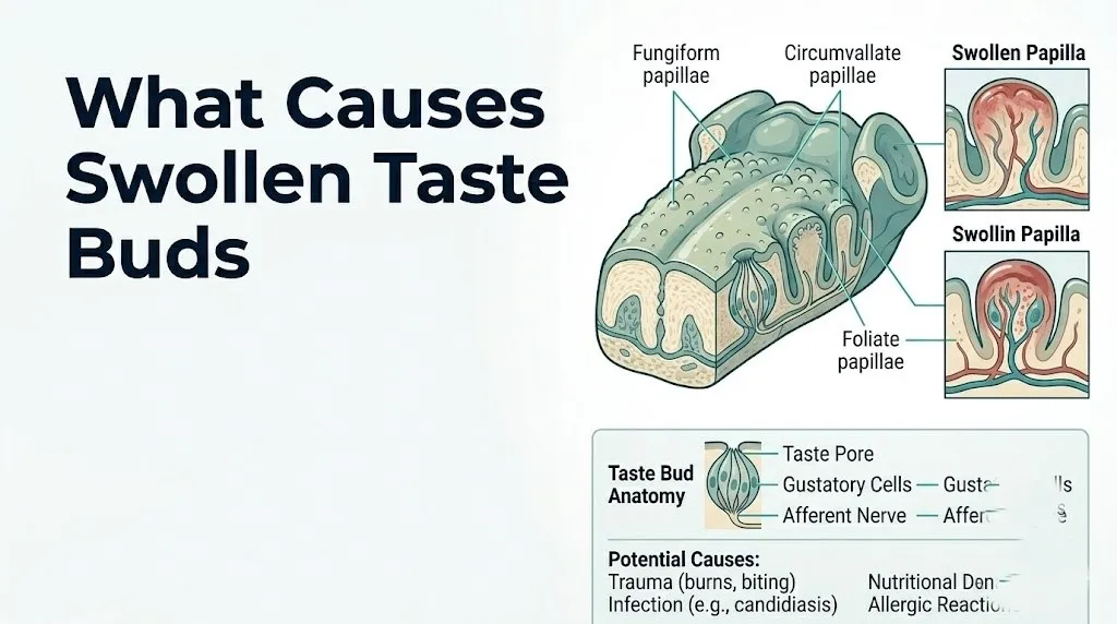 swollen taste buds
