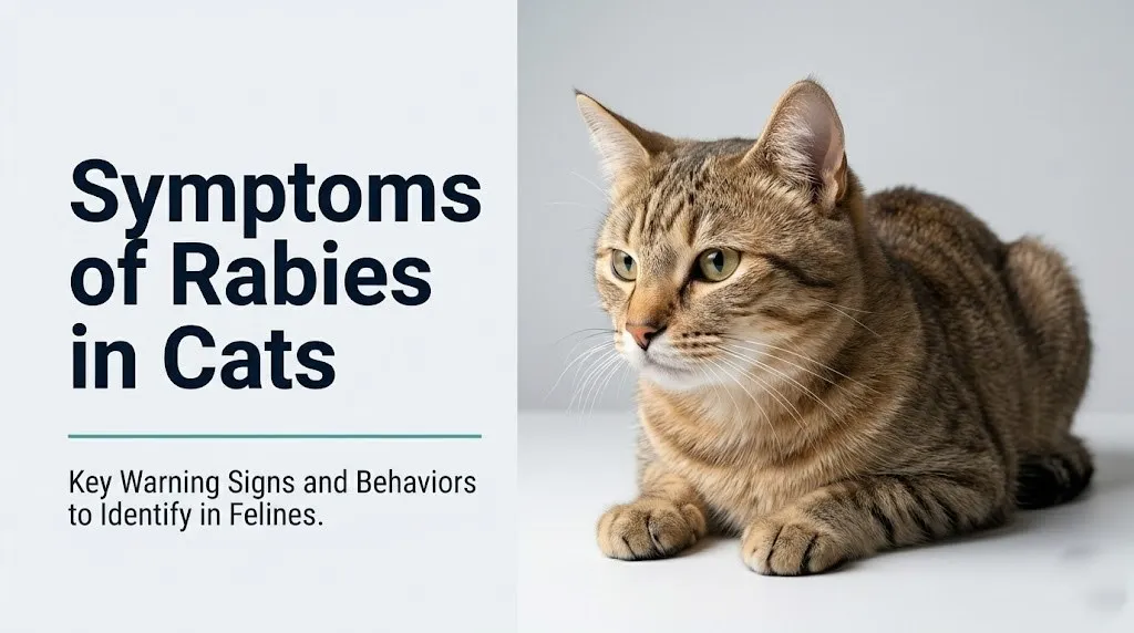 symptoms of rabies in cats