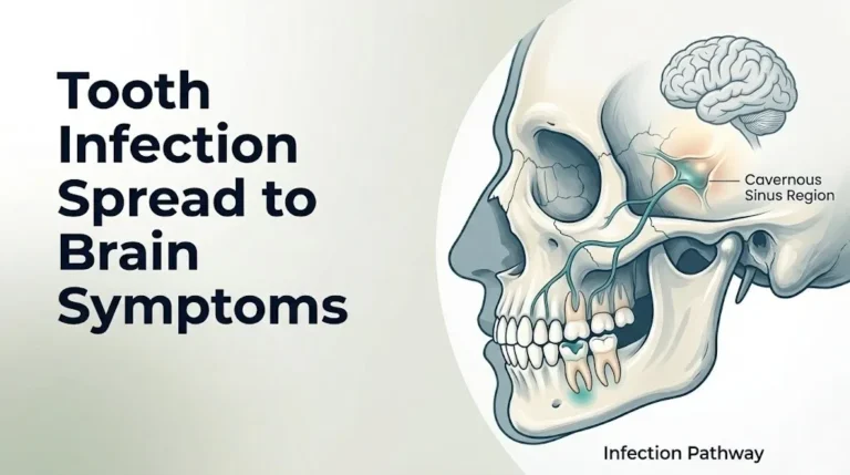 tooth infection spreading to the brain