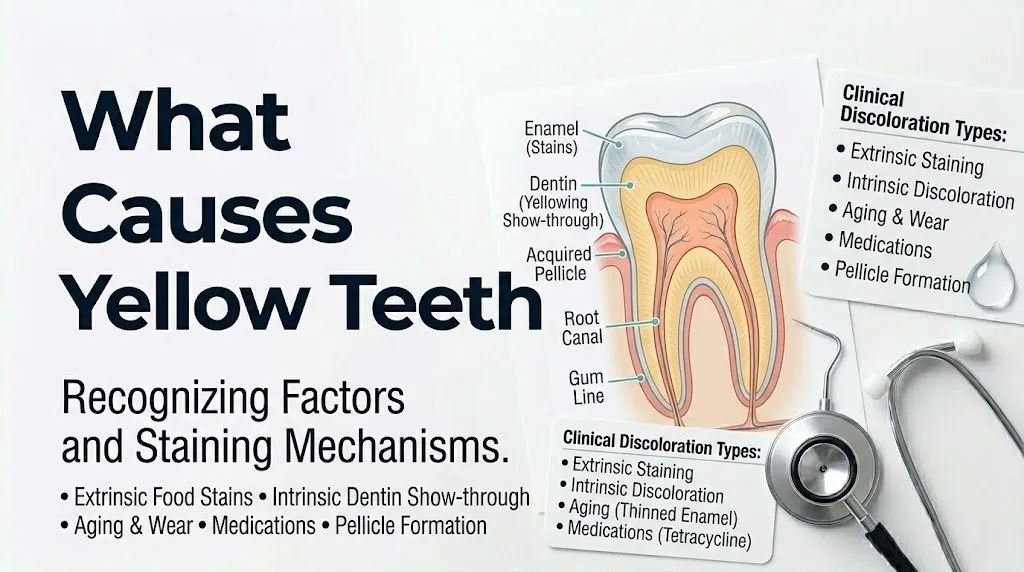 yellow teeth
