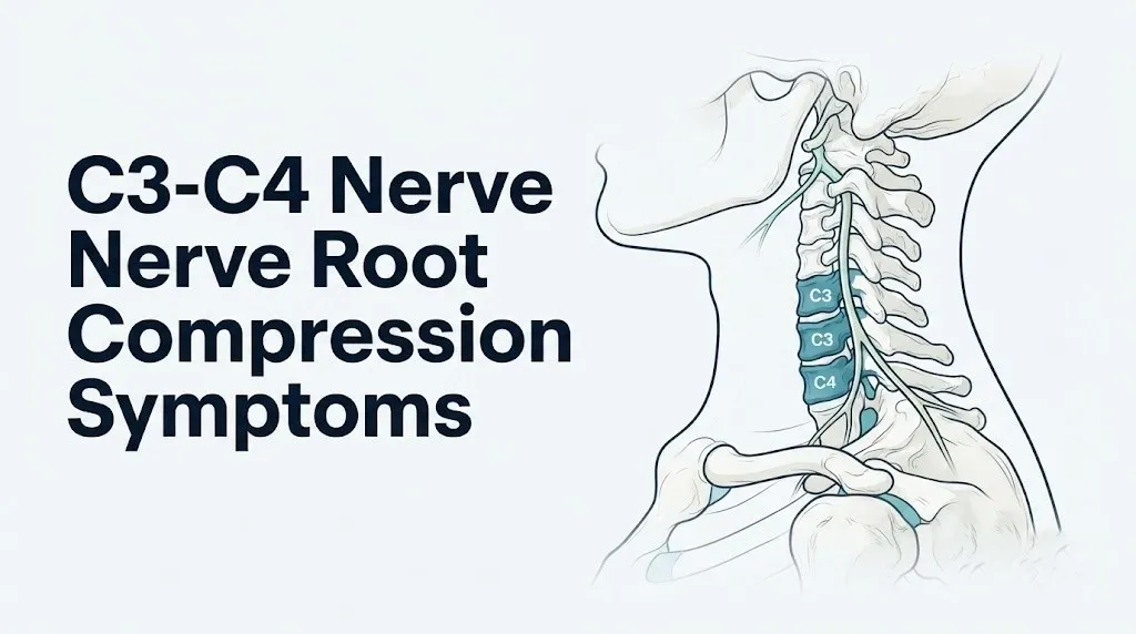 C3-C4 nerve root compression symptoms
