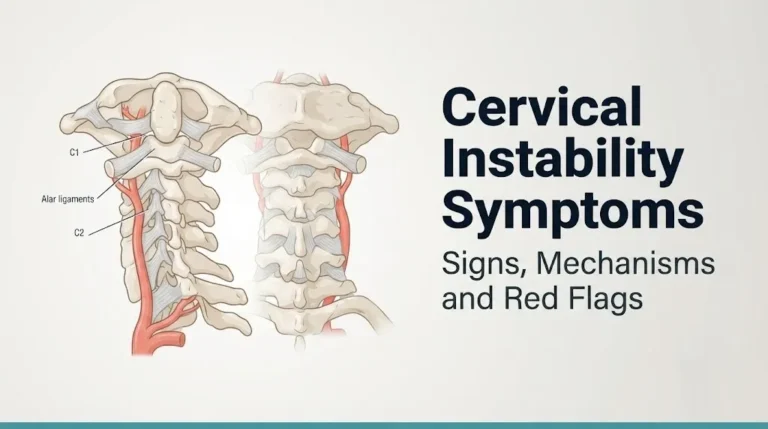Cervical instability symptoms