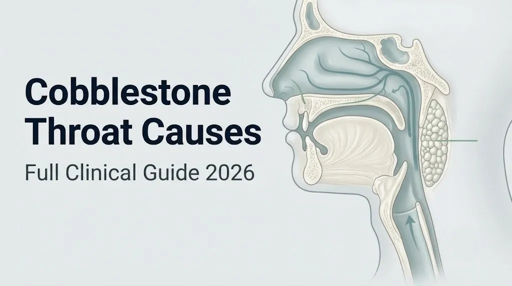 Cobblestone throat causes